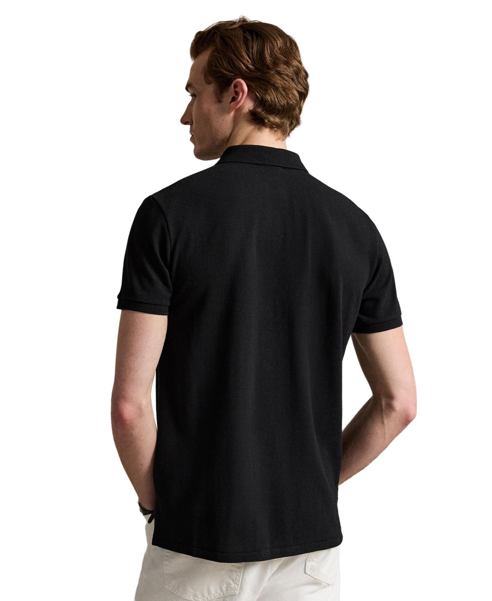 Men's Custom Slim-Fit Mesh Polo Shirt