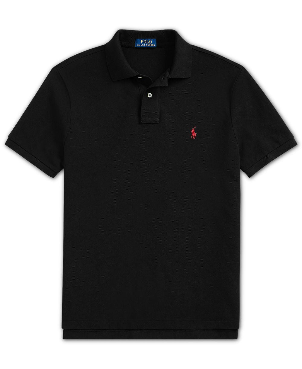 Men's Custom Slim-Fit Mesh Polo Shirt