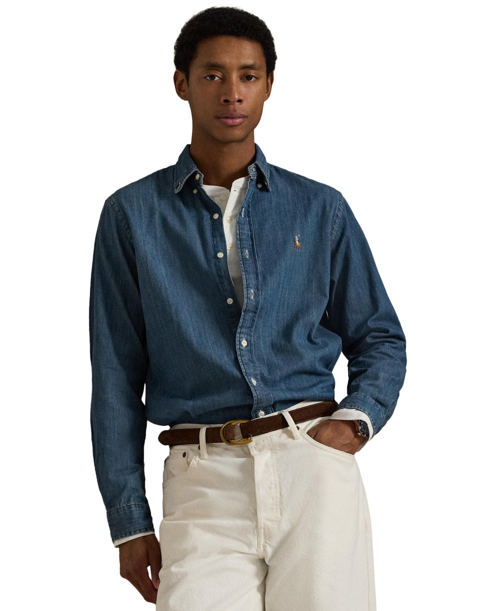 Men's Classic-Fit Denim Shirt