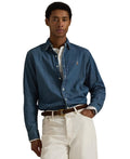 Men's Classic-Fit Denim Shirt