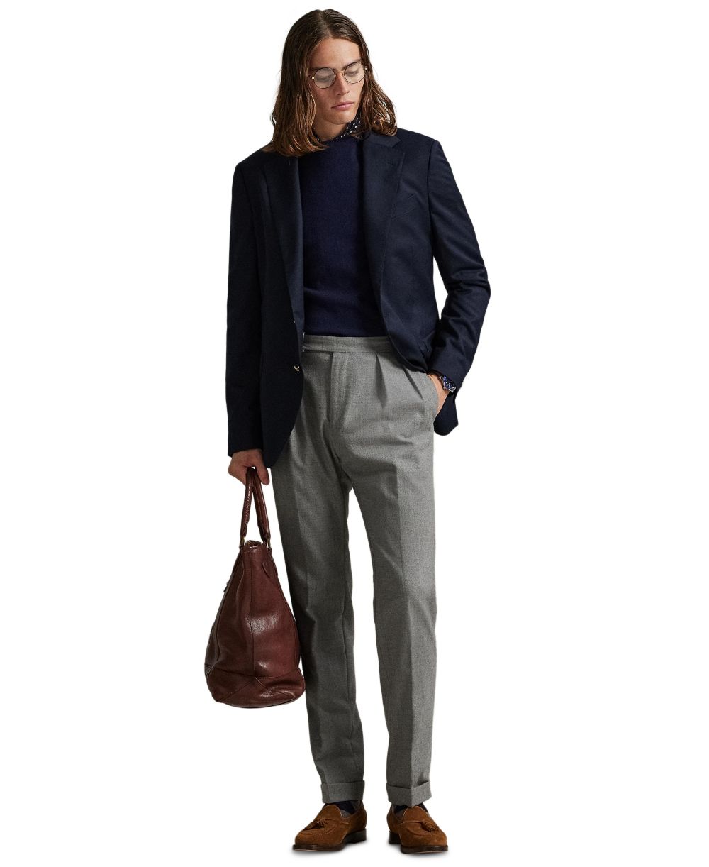 Men's Polo Modern Wool-Blend Gabardine Blazer
