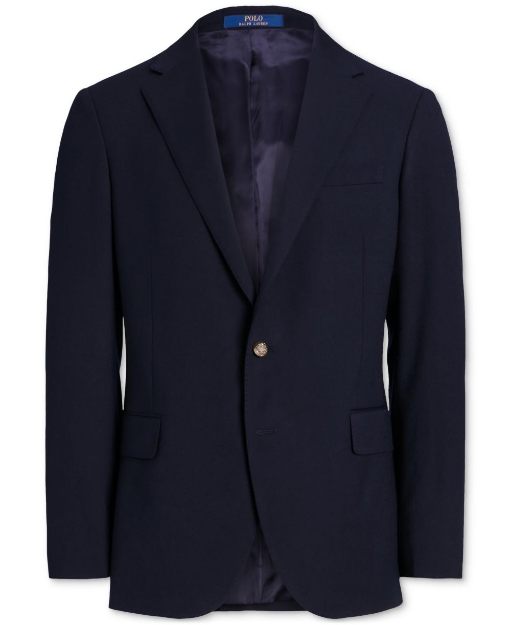 Men's Polo Modern Wool-Blend Gabardine Blazer