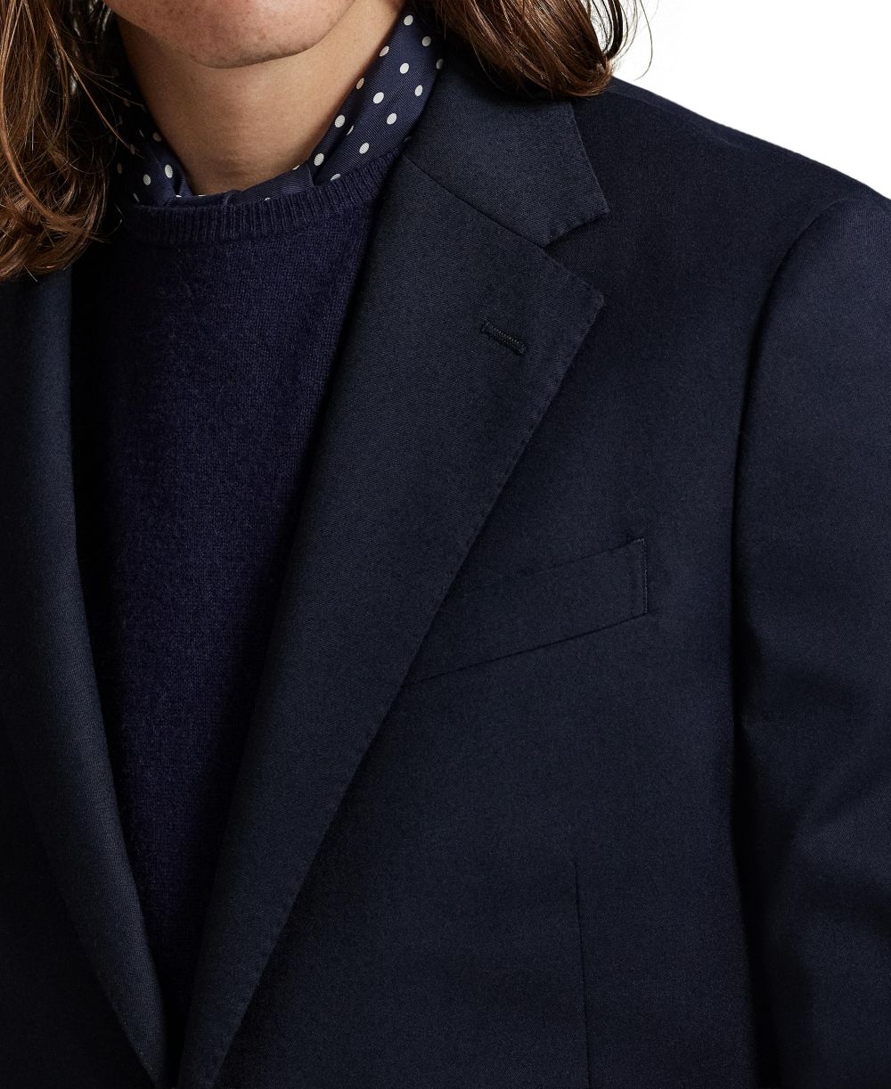 Men's Polo Modern Wool-Blend Gabardine Blazer