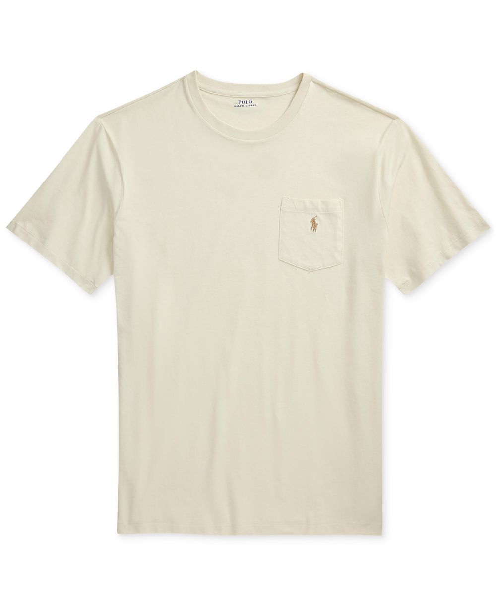 Men's Big & Tall Crew-Neck Pocket T-Shirt