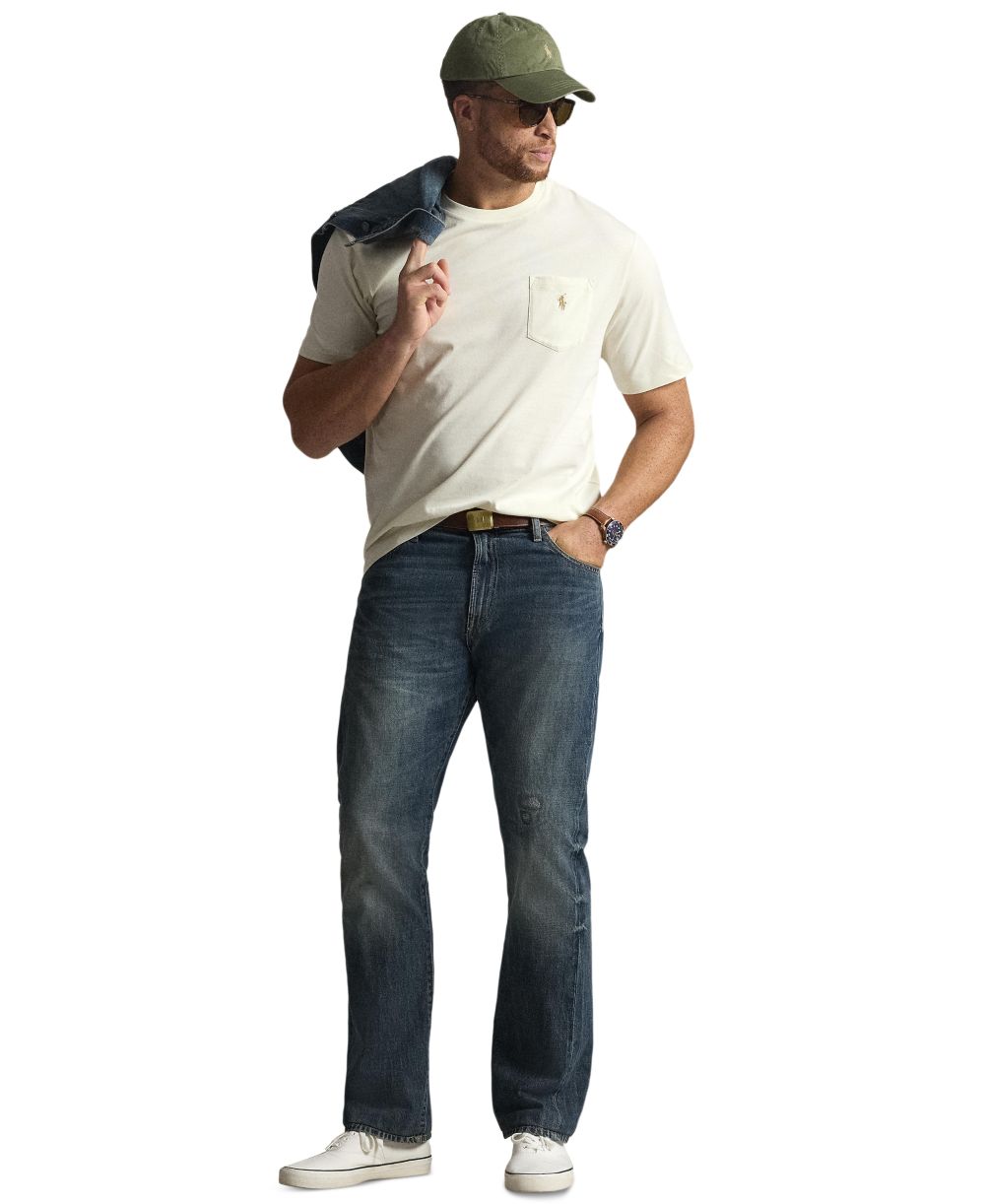Men's Big & Tall Crew-Neck Pocket T-Shirt