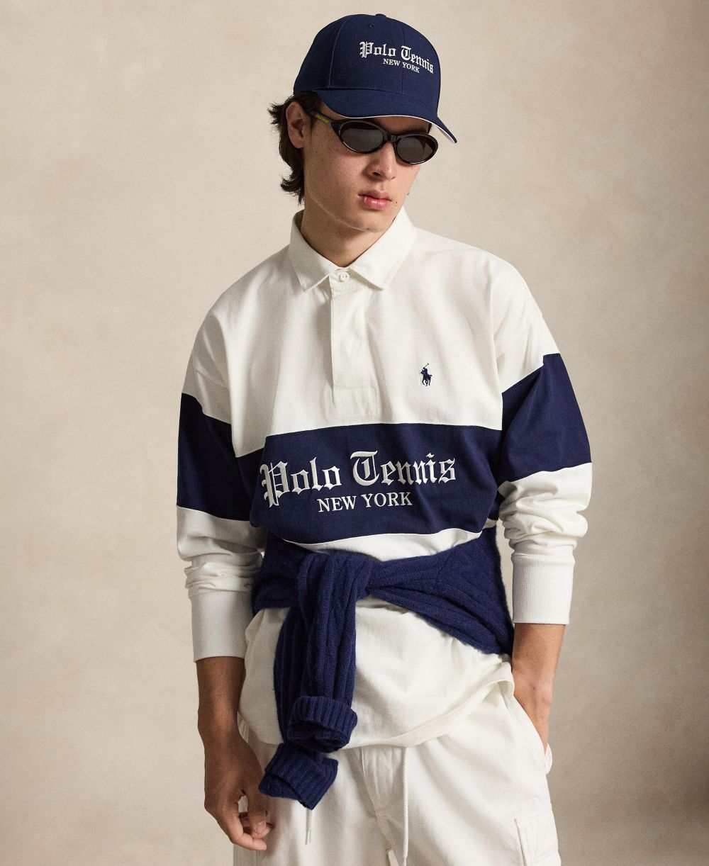 Men's US Open Tennis Rugby Polo Shirt