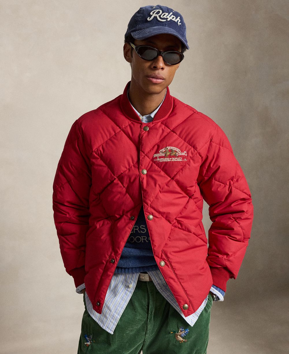 Men's Quilted Polo Sportsman Jacket