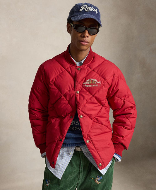 Men's Quilted Polo Sportsman Jacket