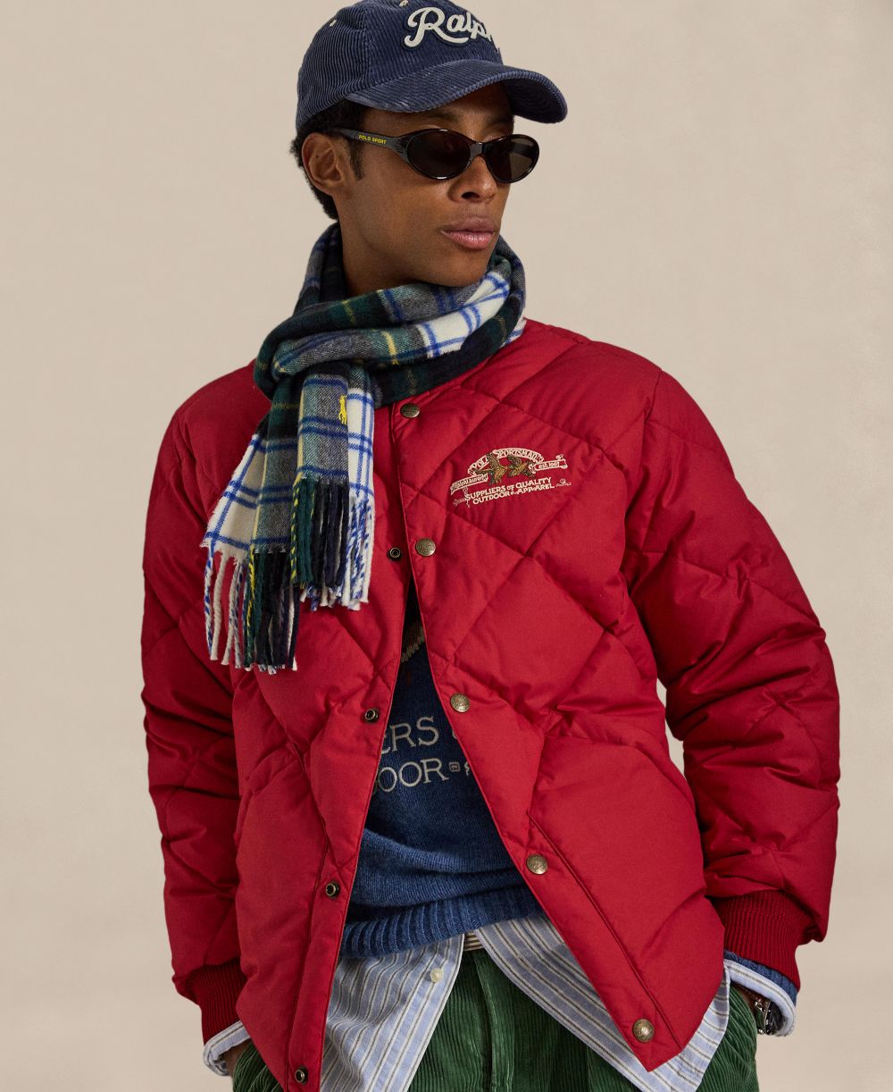 Men's Quilted Polo Sportsman Jacket