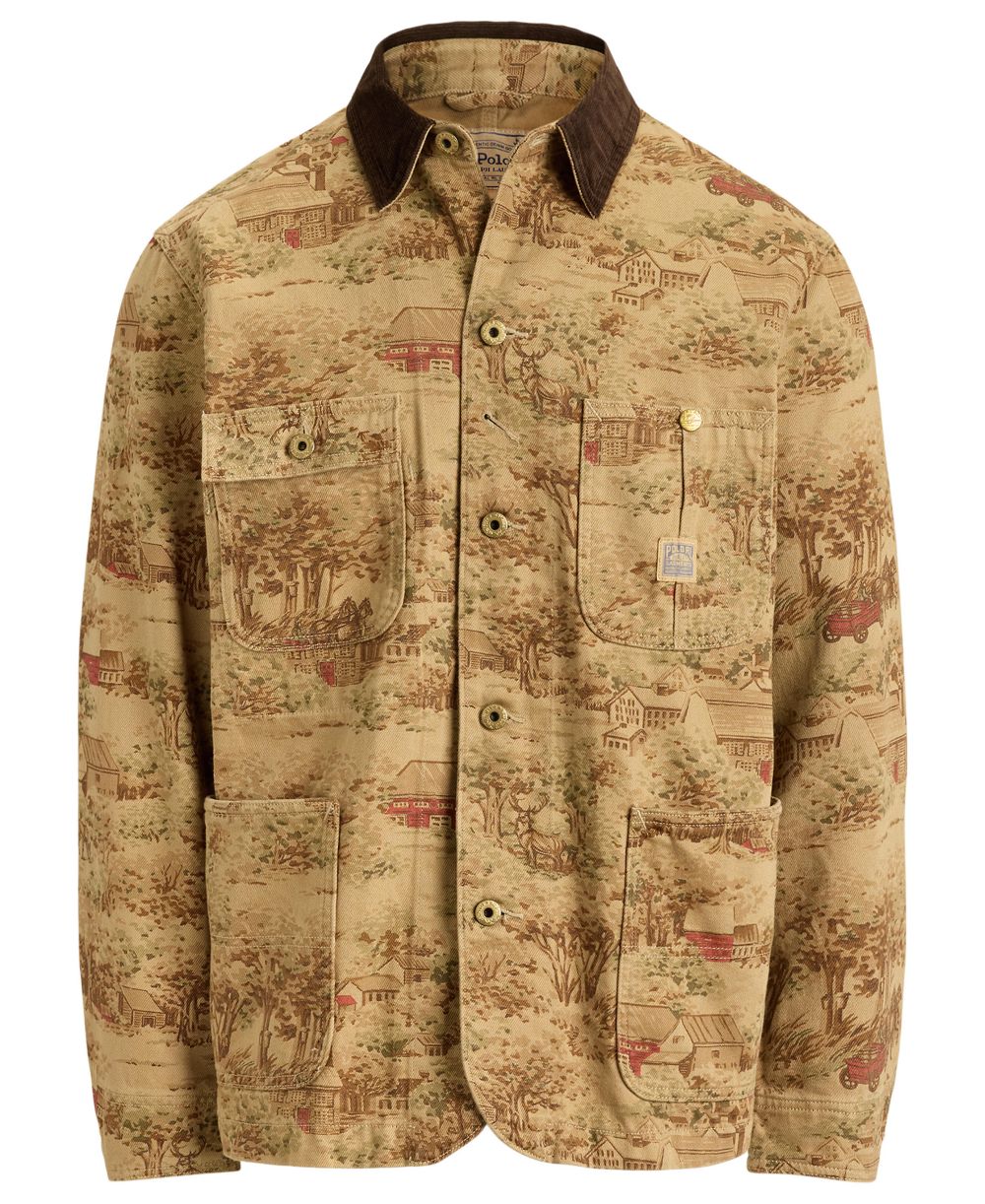 Men's Printed Utility Jacket
