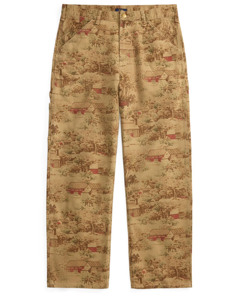 Men's Polo Printed Carpenter Regular-Fit Jeans