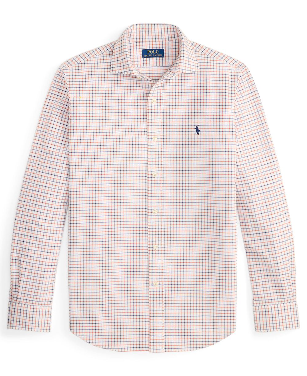 Men's Classic Fit Plaid Brushed Oxford Shirt