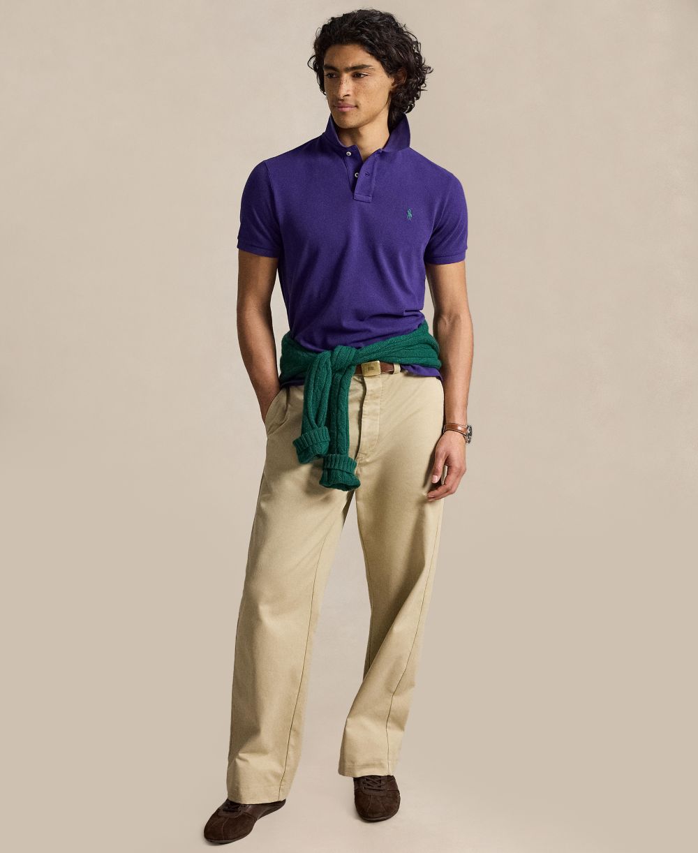 Men's Classic-Fit Mesh Polo Shirt