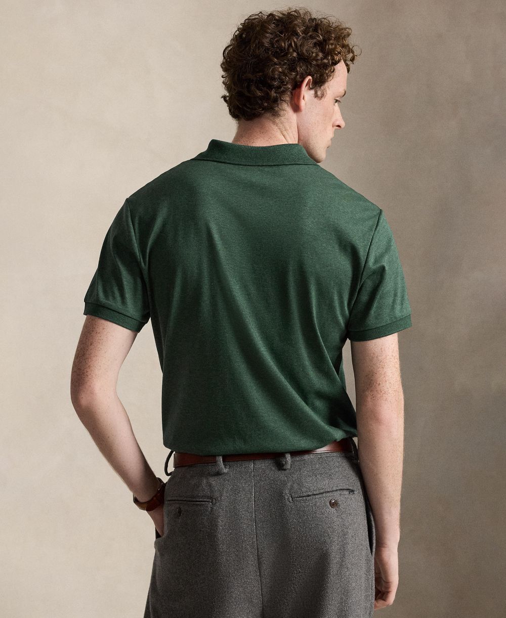 Men’s Slim-Fit Soft Cotton Polo Shirt