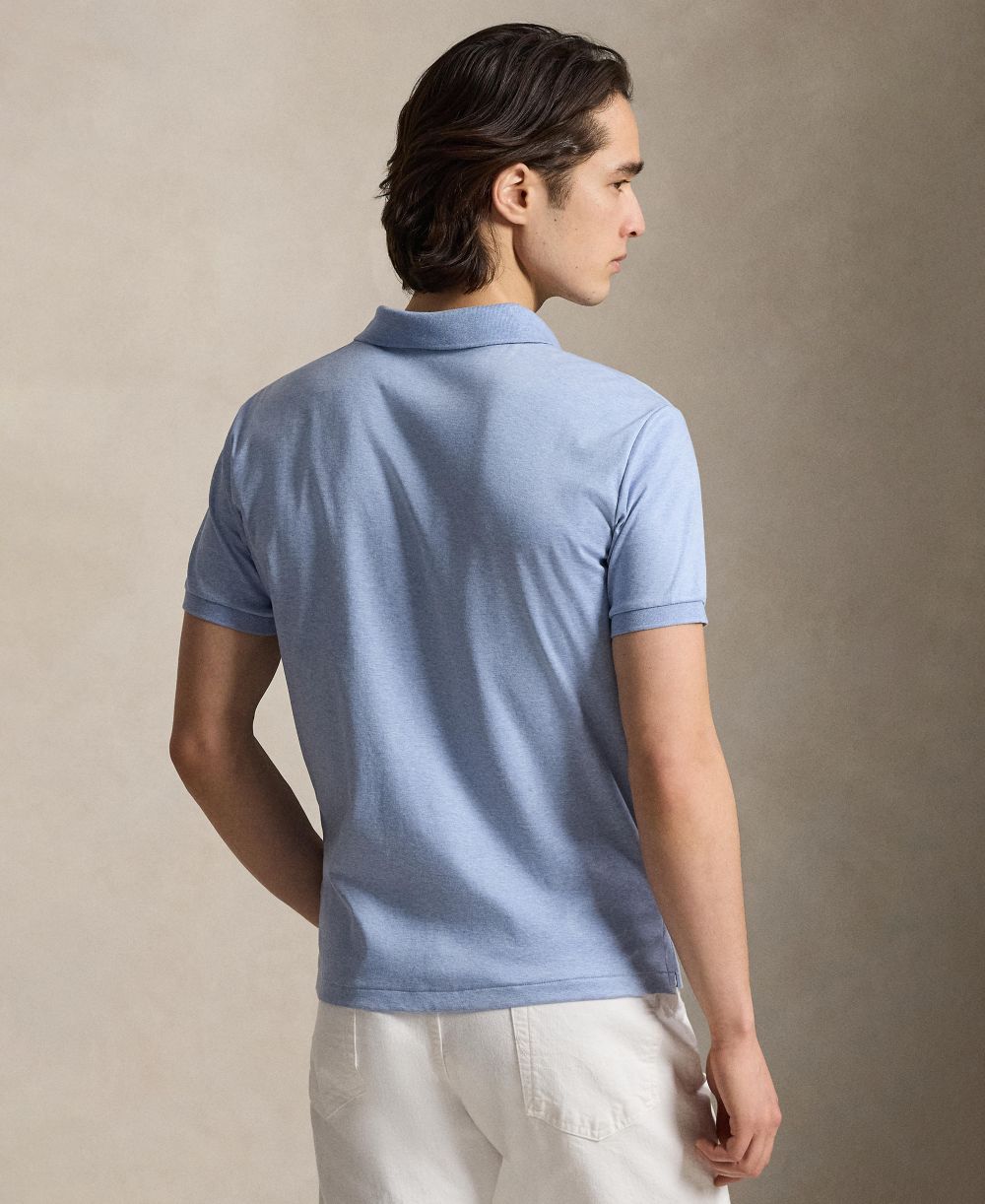 Men’s Slim-Fit Soft Cotton Polo Shirt