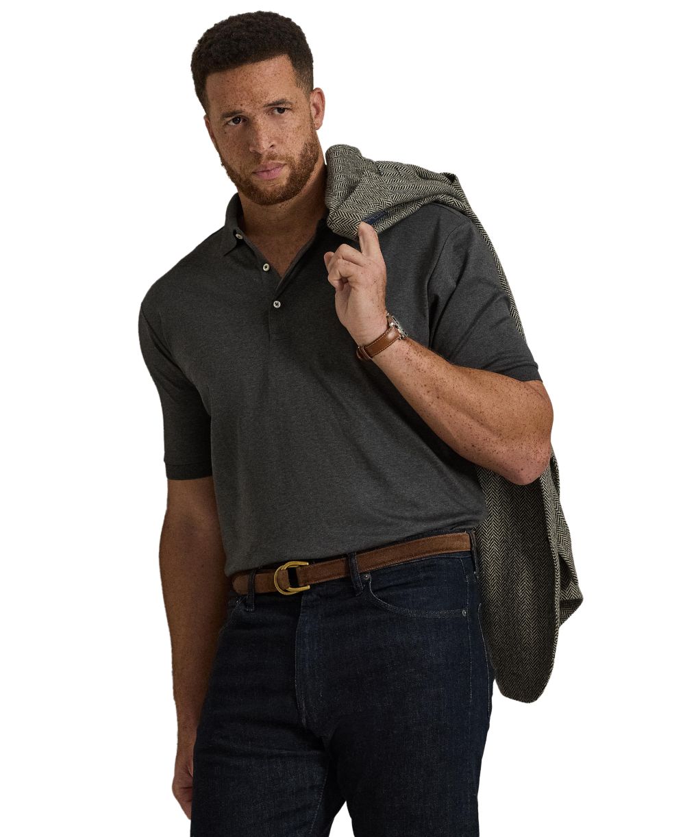 Men's Big & Tall Solid Polo Shirt