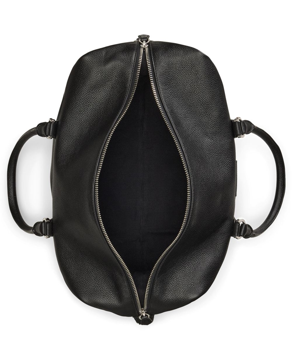 Men's Pebbled Leather Duffel Bag