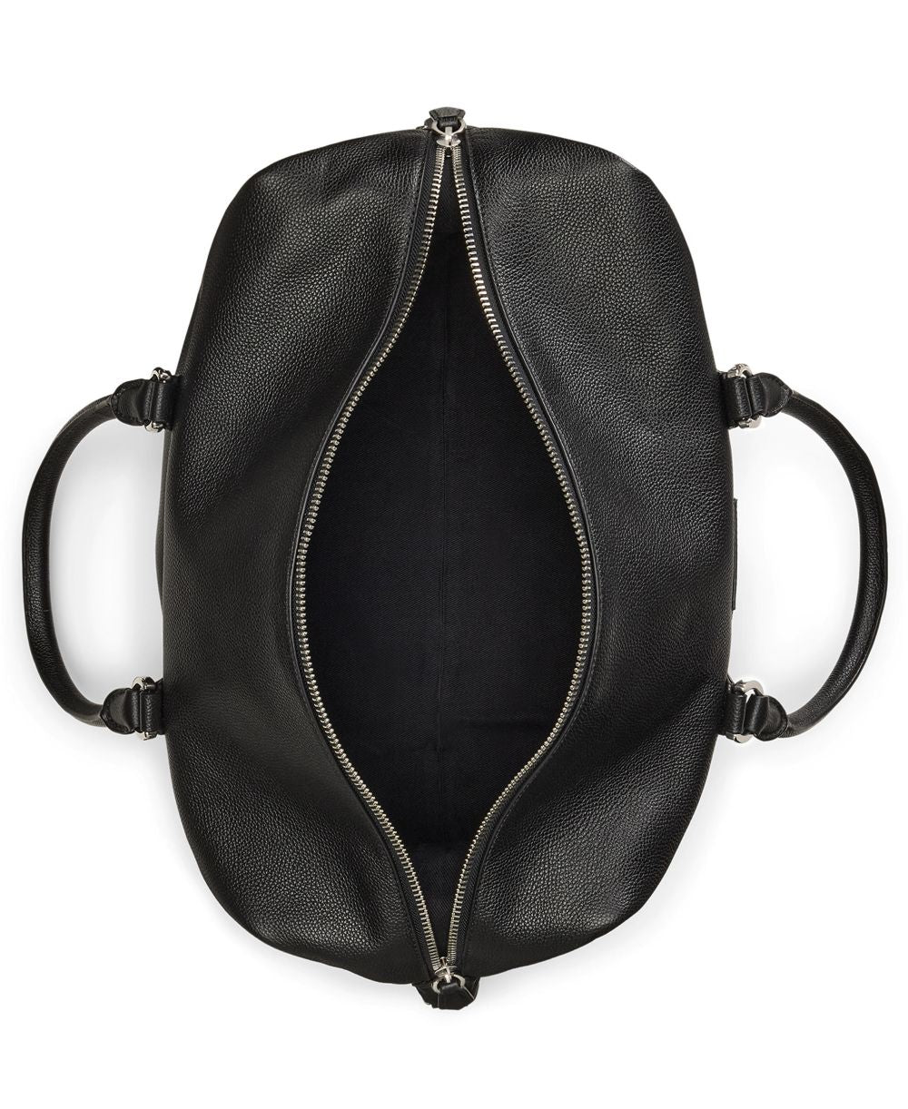 Men's Pebbled Leather Duffel Bag