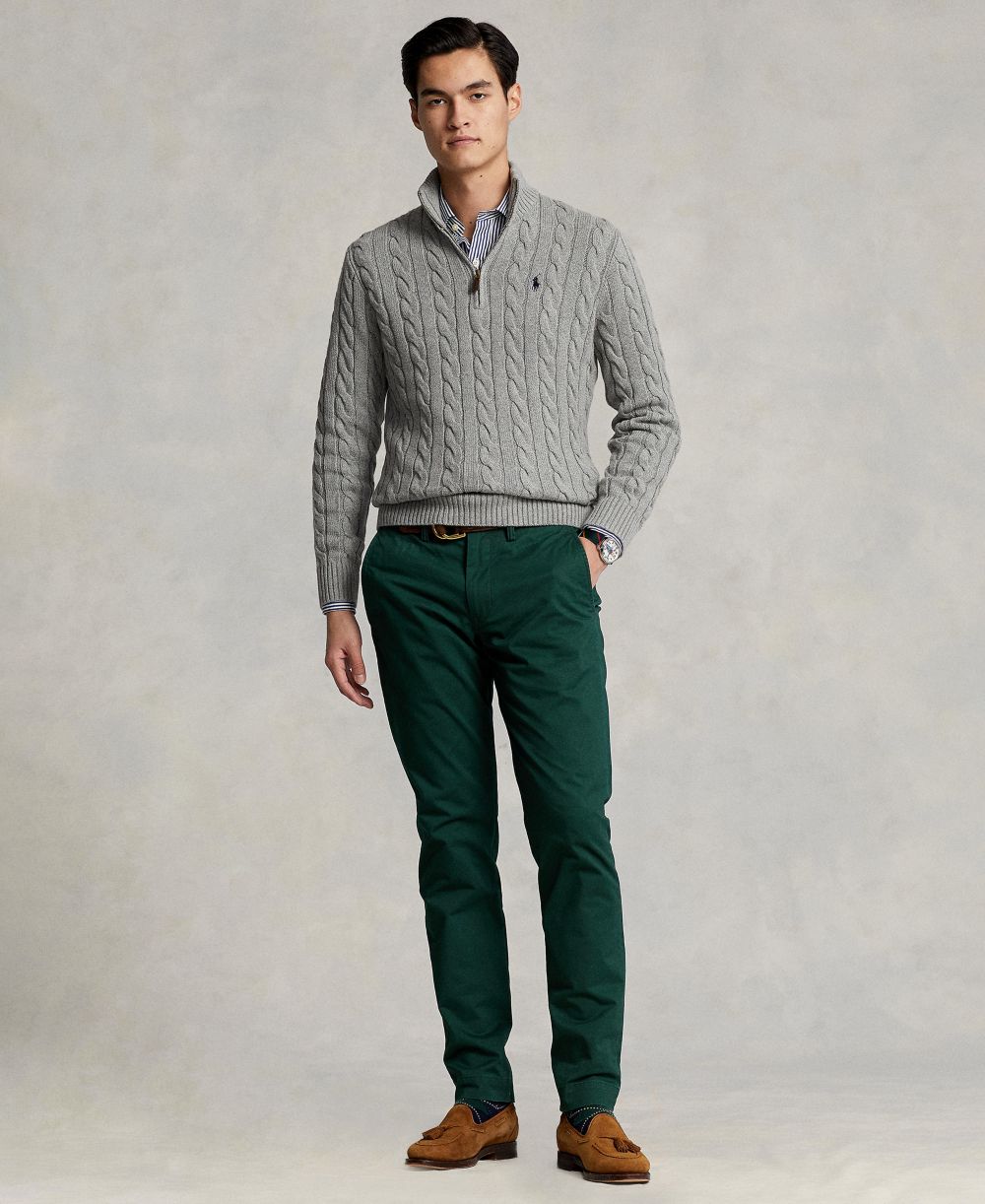 Men's Straight-Fit Stretch Chino Pants