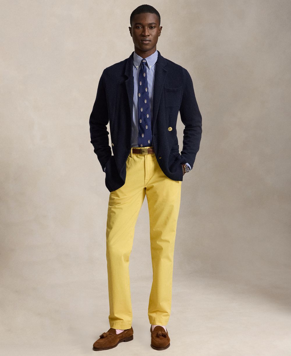 Men's Straight-Fit Stretch Chino Pants
