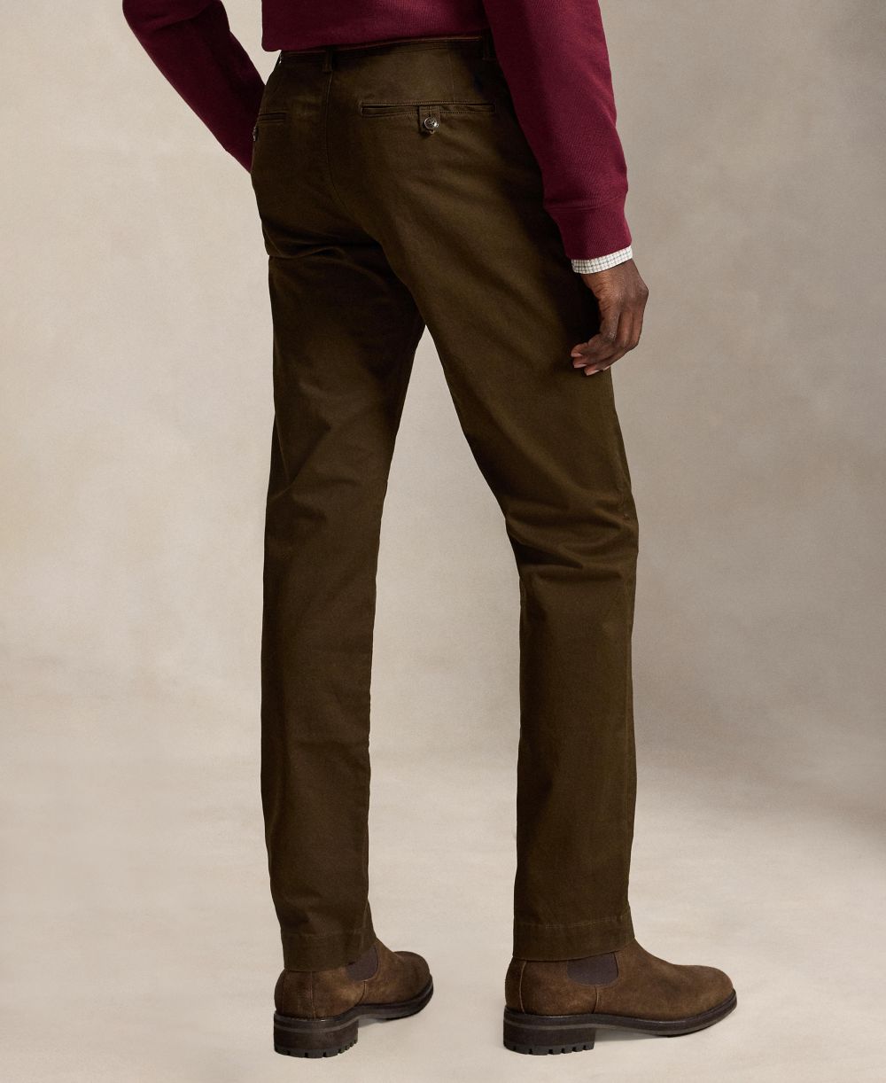 Men's Straight-Fit Stretch Chino Pants