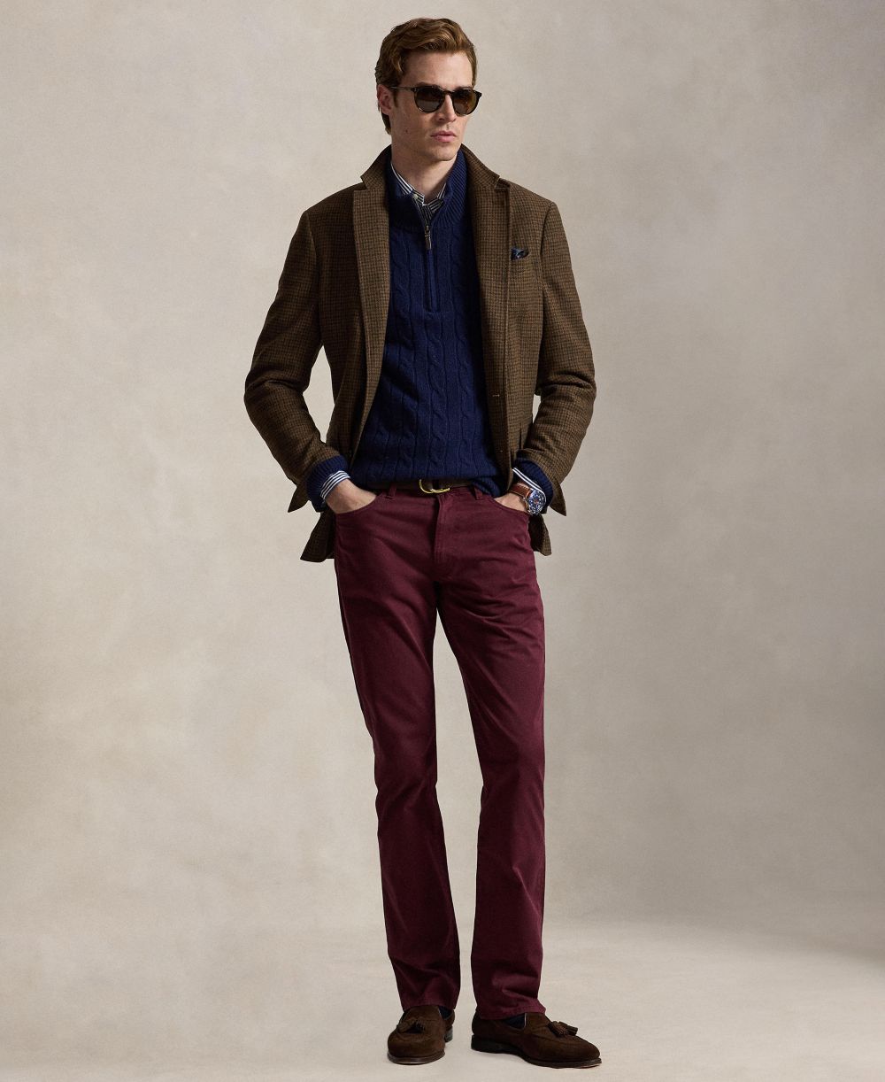Men's Varick Slim Straight Stretch Sateen Pants