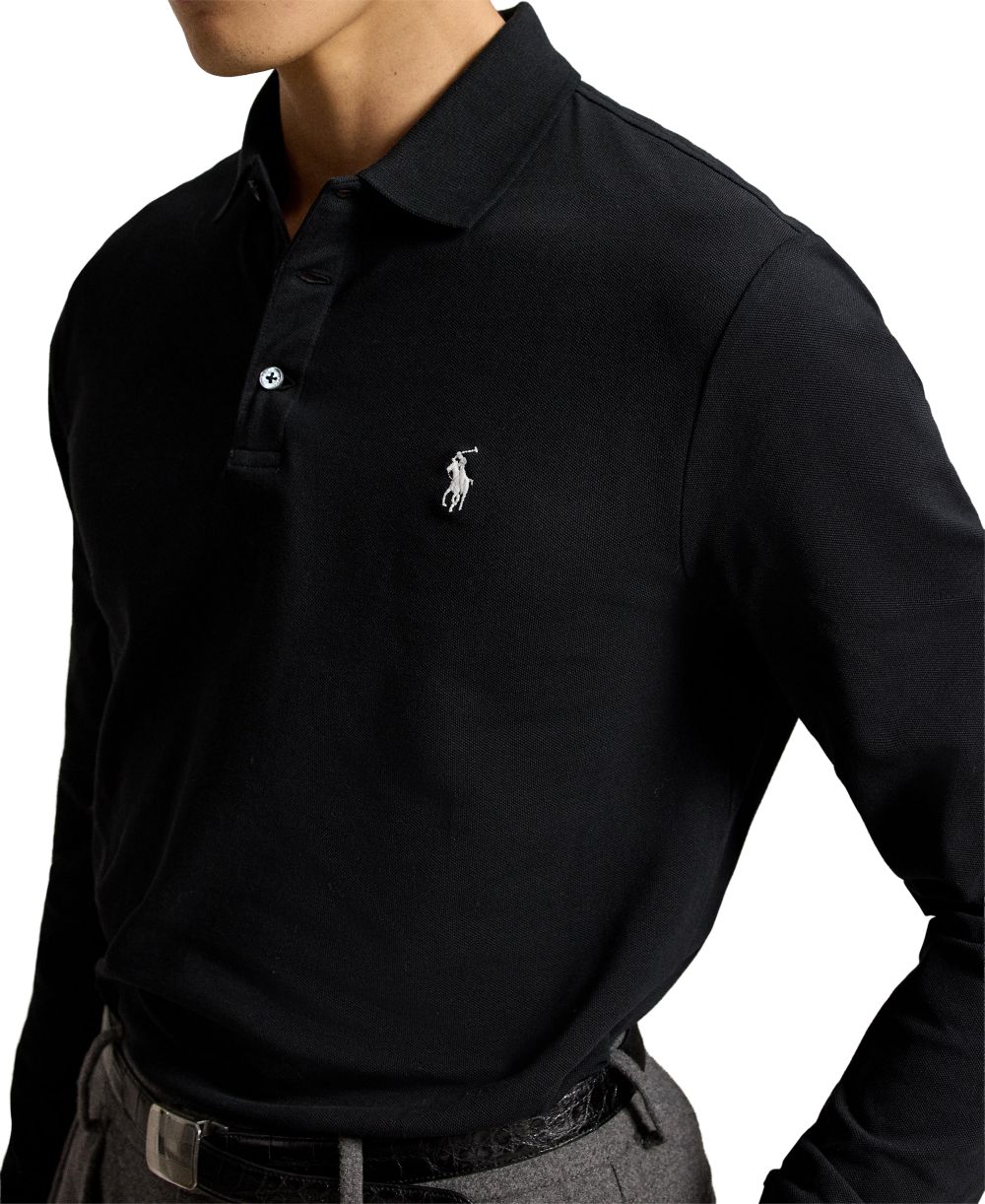 Men's Stretch Mesh Classic-Fit Polo Shirt