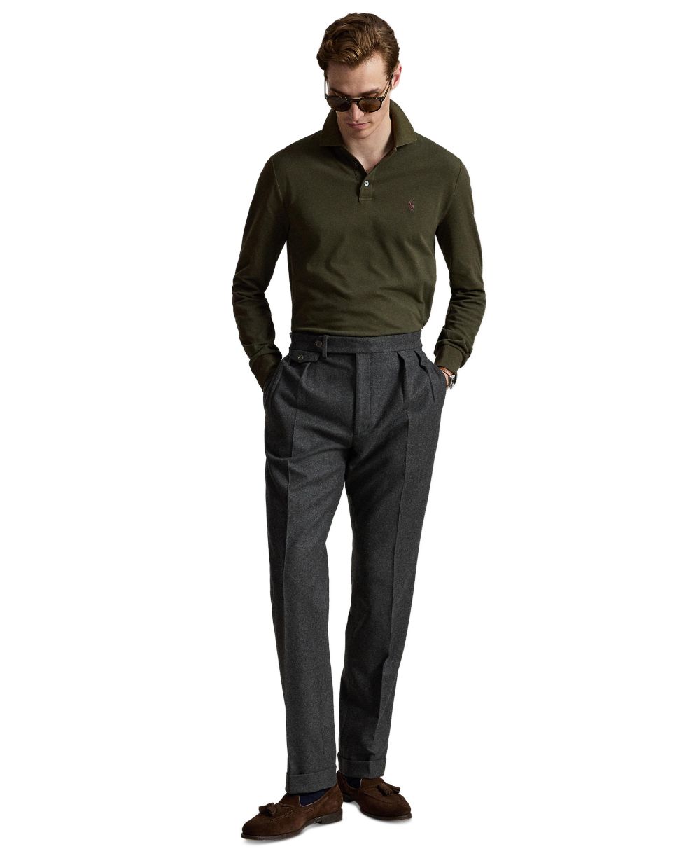 Men's Stretch Mesh Classic-Fit Polo Shirt