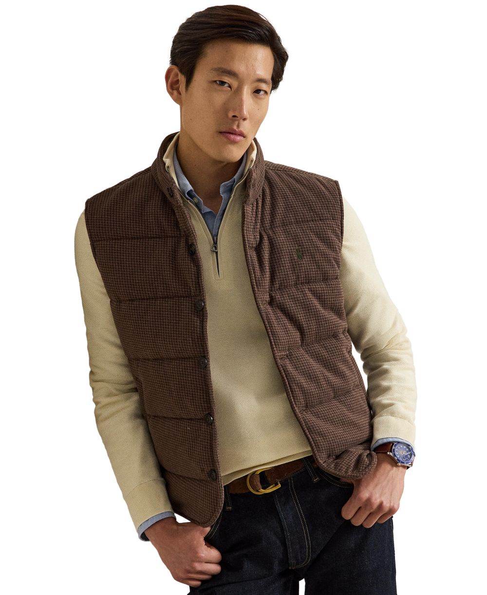 Men's Mesh-Knit Cotton Quarter-Zip Sweater