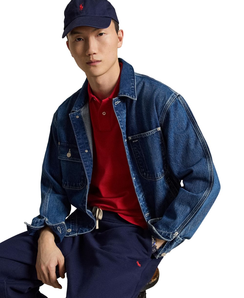 Men's Custom Slim-Fit Mesh Polo Shirt