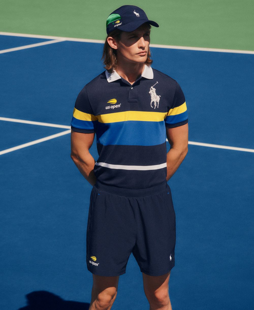Men's US Open Ball Crew Stripe Polo Shirt