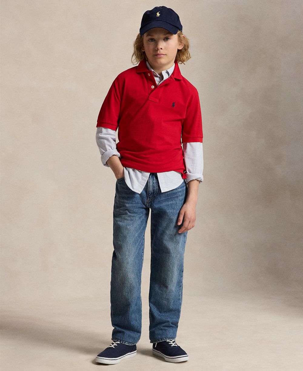 Men's & Kid's Cotton Mesh Polo Shirt Collection