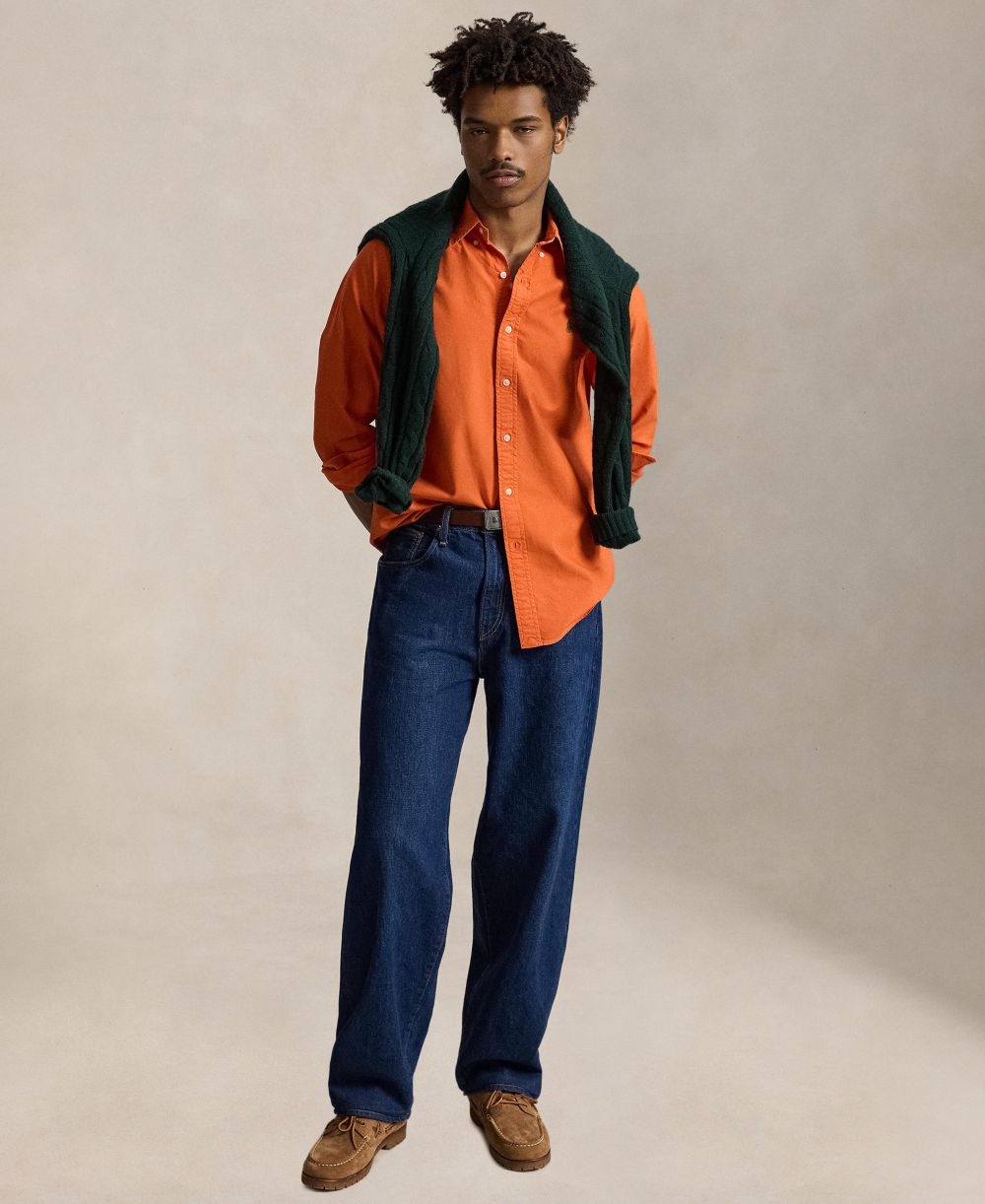 Men's Garment-Dyed Oxford Shirt