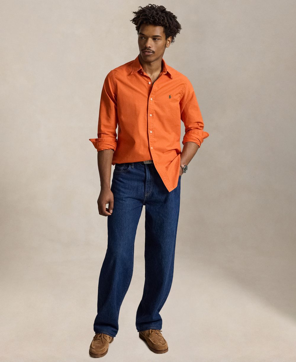 Men's Garment-Dyed Oxford Shirt