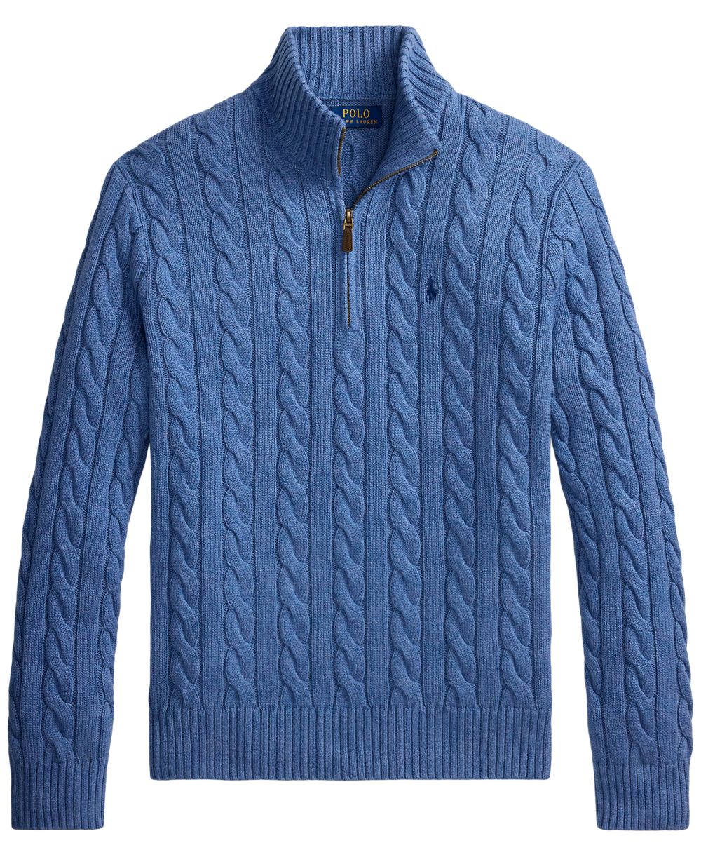 Men's Cable-Knit Cotton Sweater