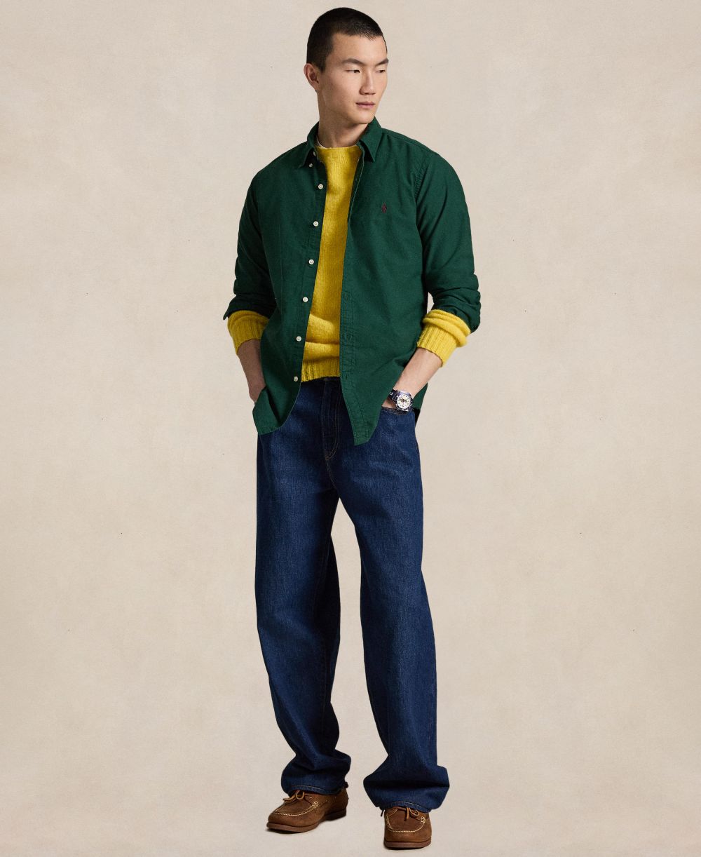 Men's Garment-Dyed Oxford Shirt
