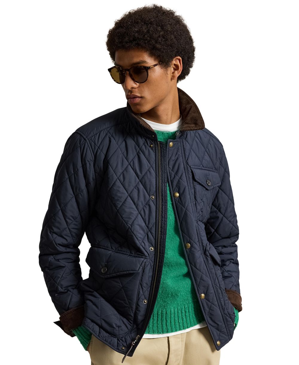 Men's Beaton Quilted Water-Repellent Full-Zip Jacket
