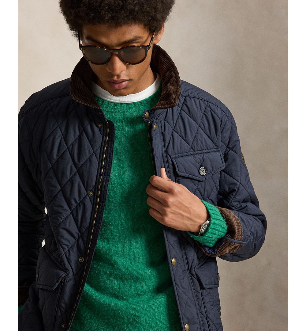 Men's Beaton Quilted Water-Repellent Full-Zip Jacket