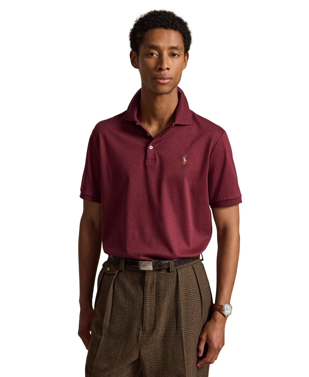 Men’s Slim-Fit Soft Cotton Polo Shirt