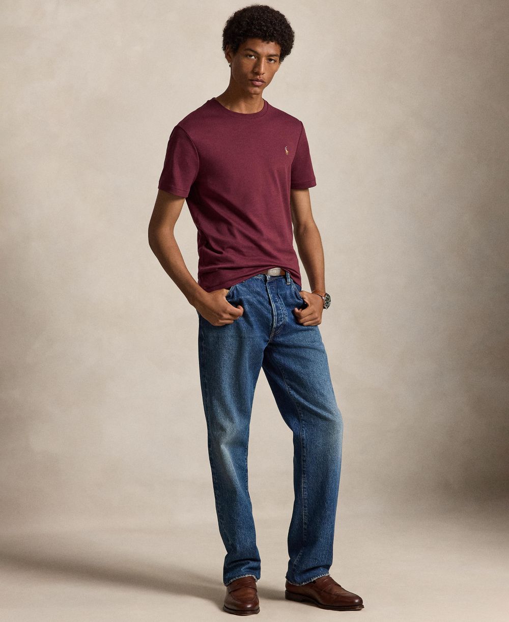 Men's Custom Slim-Fit Soft Cotton T-Shirt