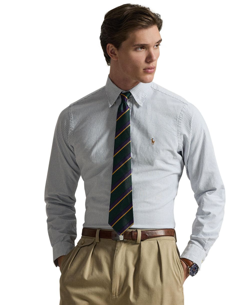 Men's Classic Fit Plaid Brushed Oxford Shirt