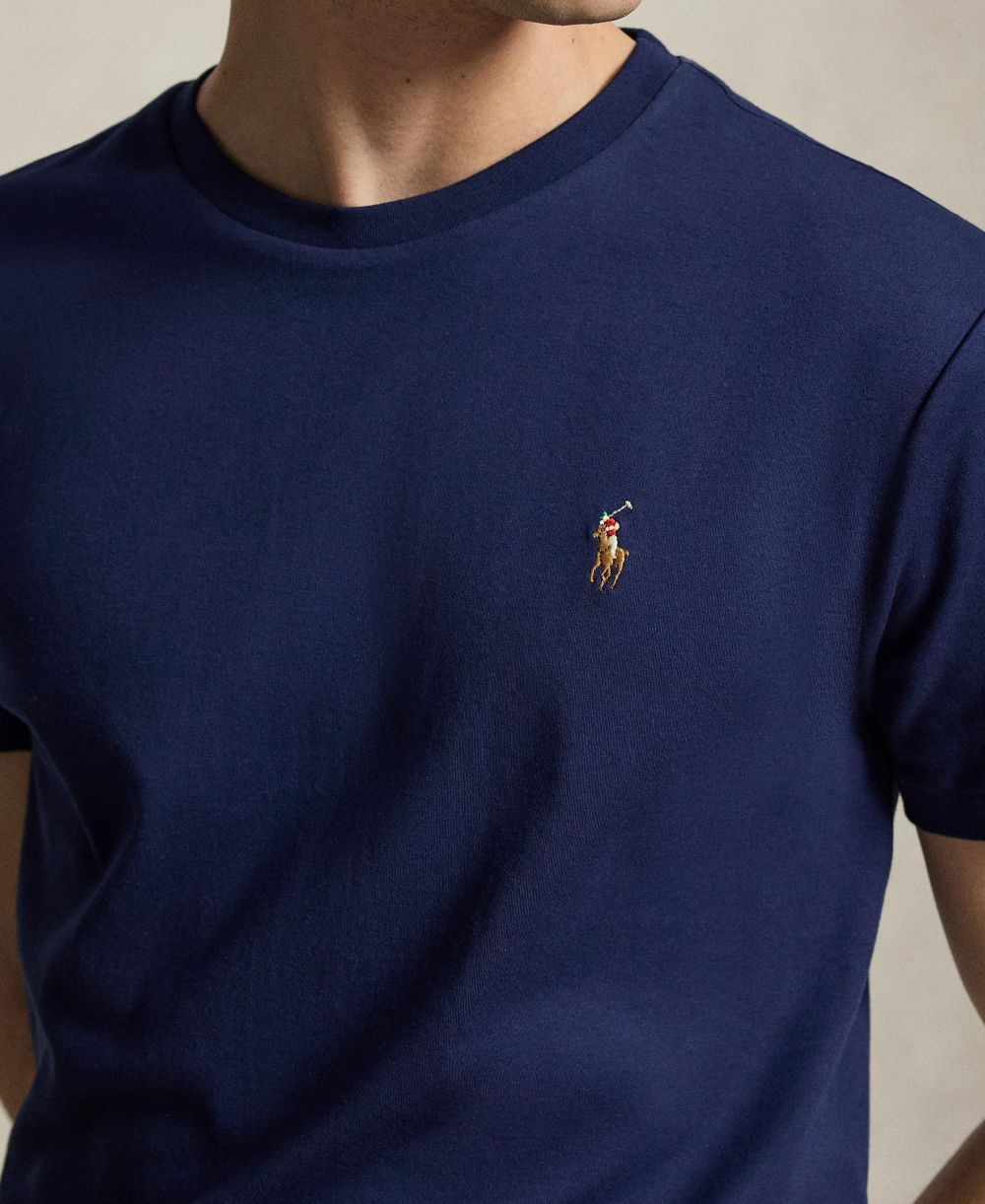 Men's Custom Slim-Fit Soft Cotton T-Shirt
