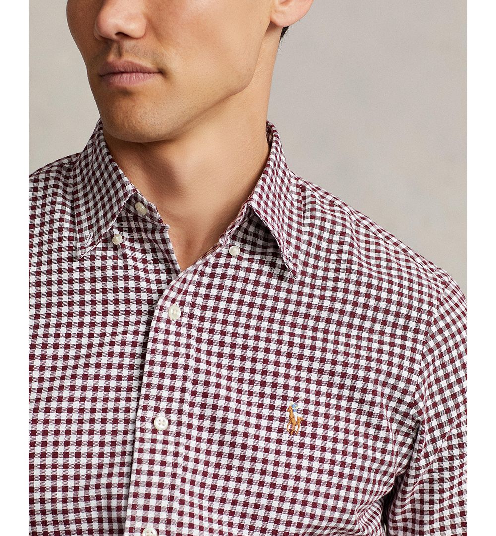 Men's Classic Fit Plaid Brushed Oxford Shirt