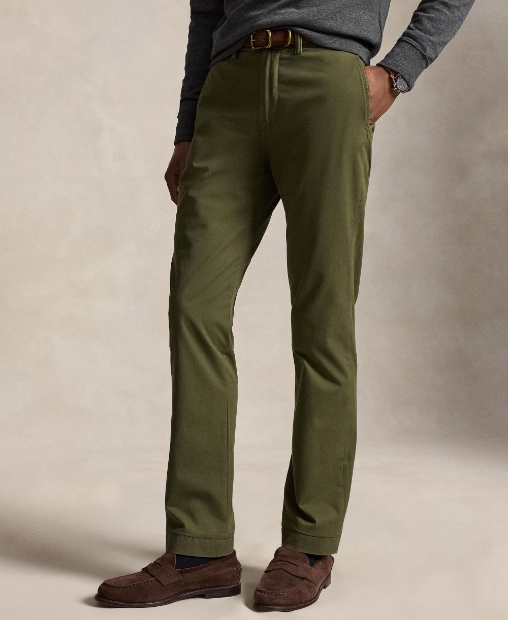 Men's Straight-Fit Stretch Chino Pants