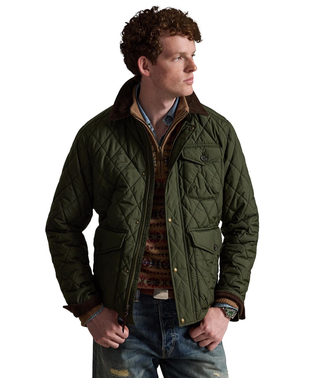 Men's Beaton Quilted Water-Repellent Full-Zip Jacket