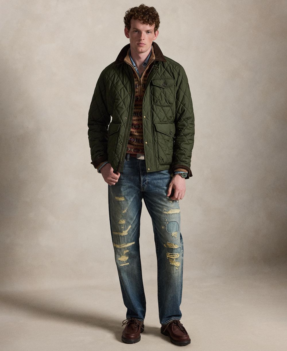 Men's Beaton Quilted Water-Repellent Full-Zip Jacket