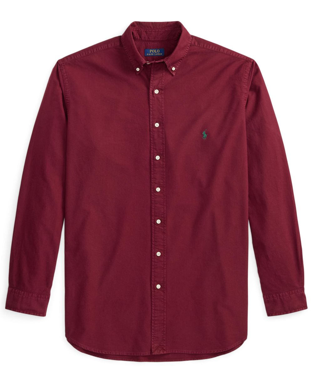 Men's Big & Tall Garment-Dyed Oxford Shirt