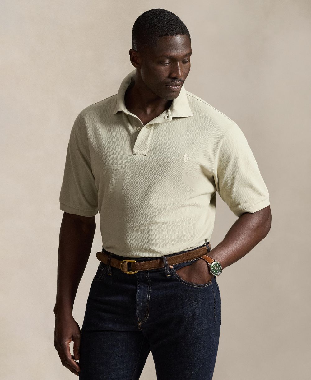 Men's Big & Tall Cotton Short-Sleeve Polo Shirt