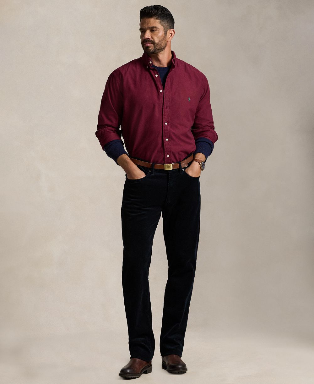 Men's Big & Tall Garment-Dyed Oxford Shirt