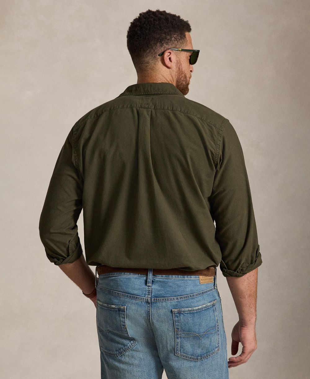 Men's Big & Tall Garment-Dyed Oxford Shirt